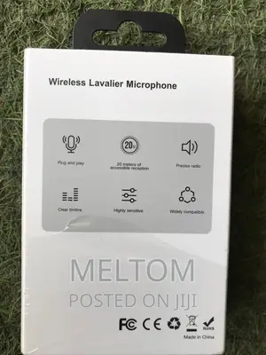 Wireless 2in1 Lavalier/Lapel Microphone for iPhone