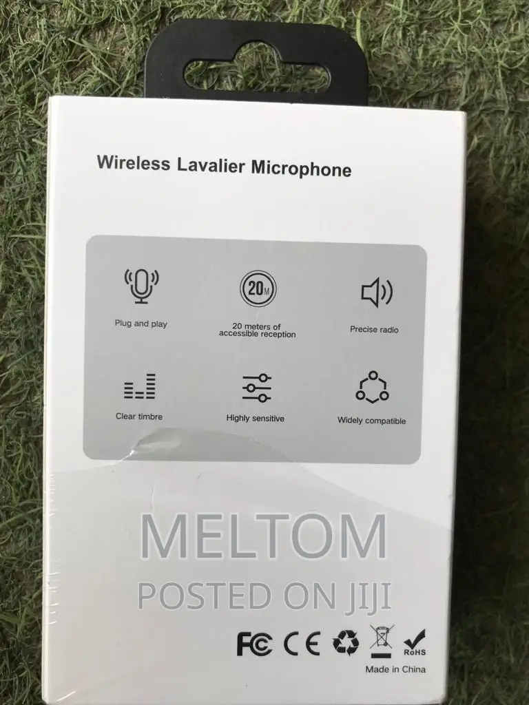 Wireless 2in1 Lavalier/Lapel Microphone for iPhone