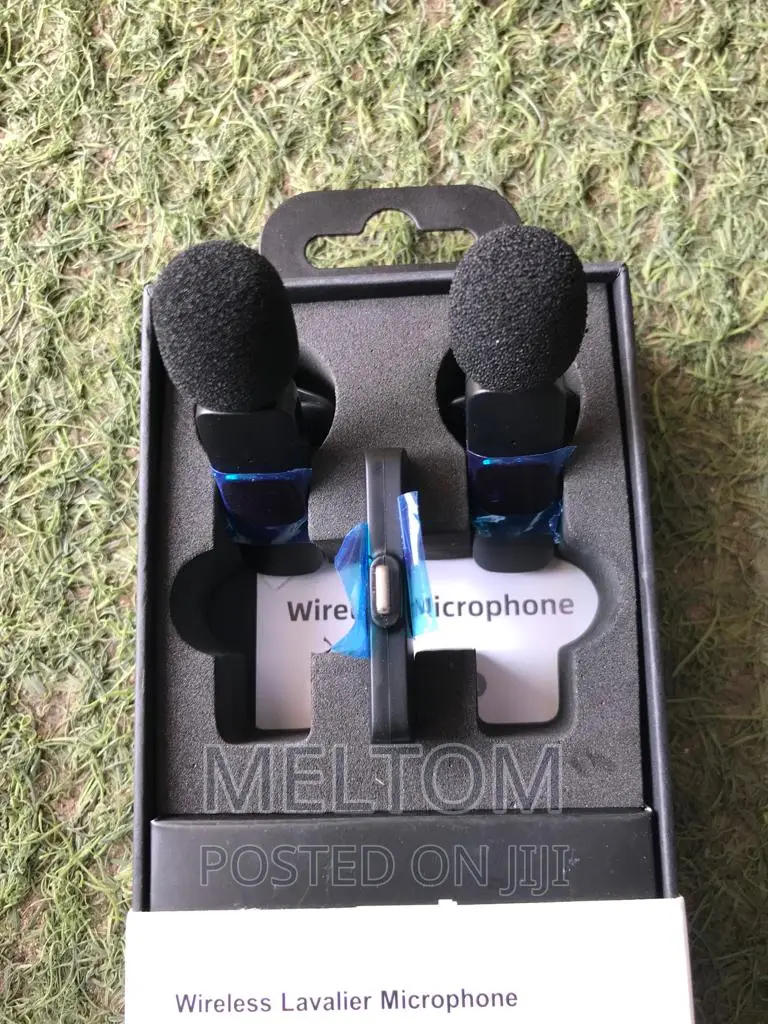 Wireless 2in1 Lavalier/Lapel Microphone for iPhone