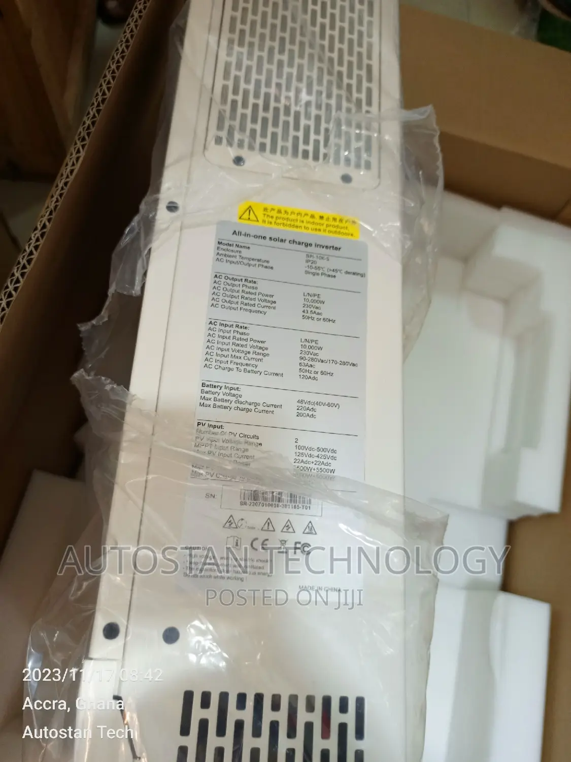 10kva Hybrid All in One Solar Inverter