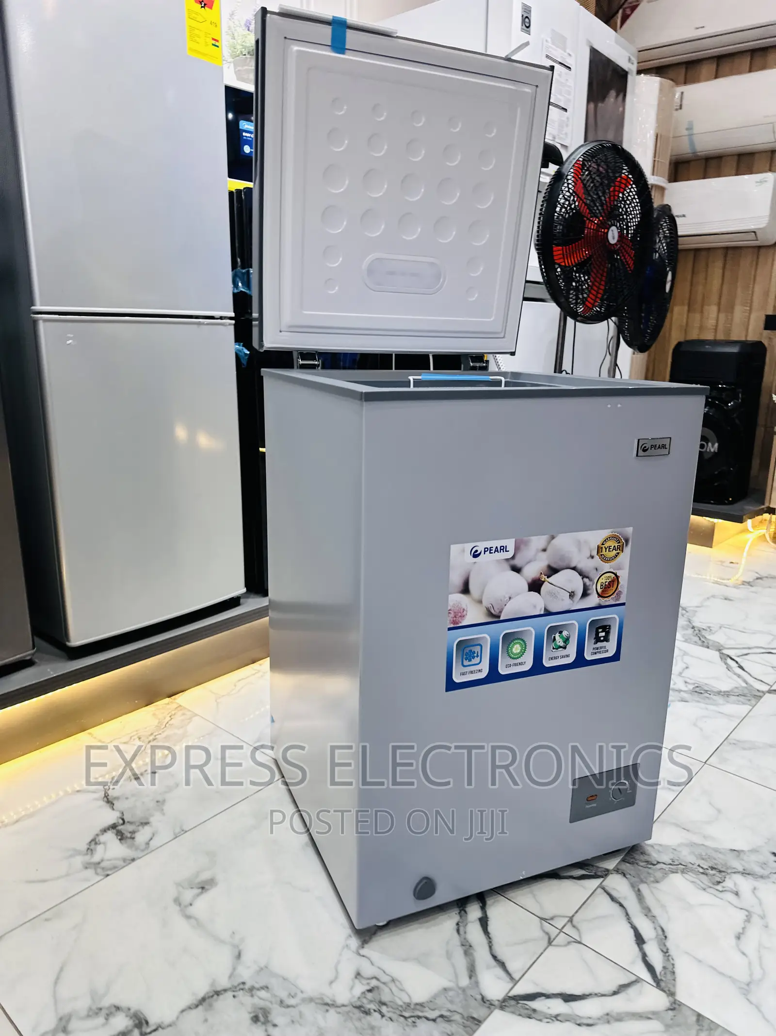 Solo Frost Chest Freezer Single Door 100L Pearl PCF-127
