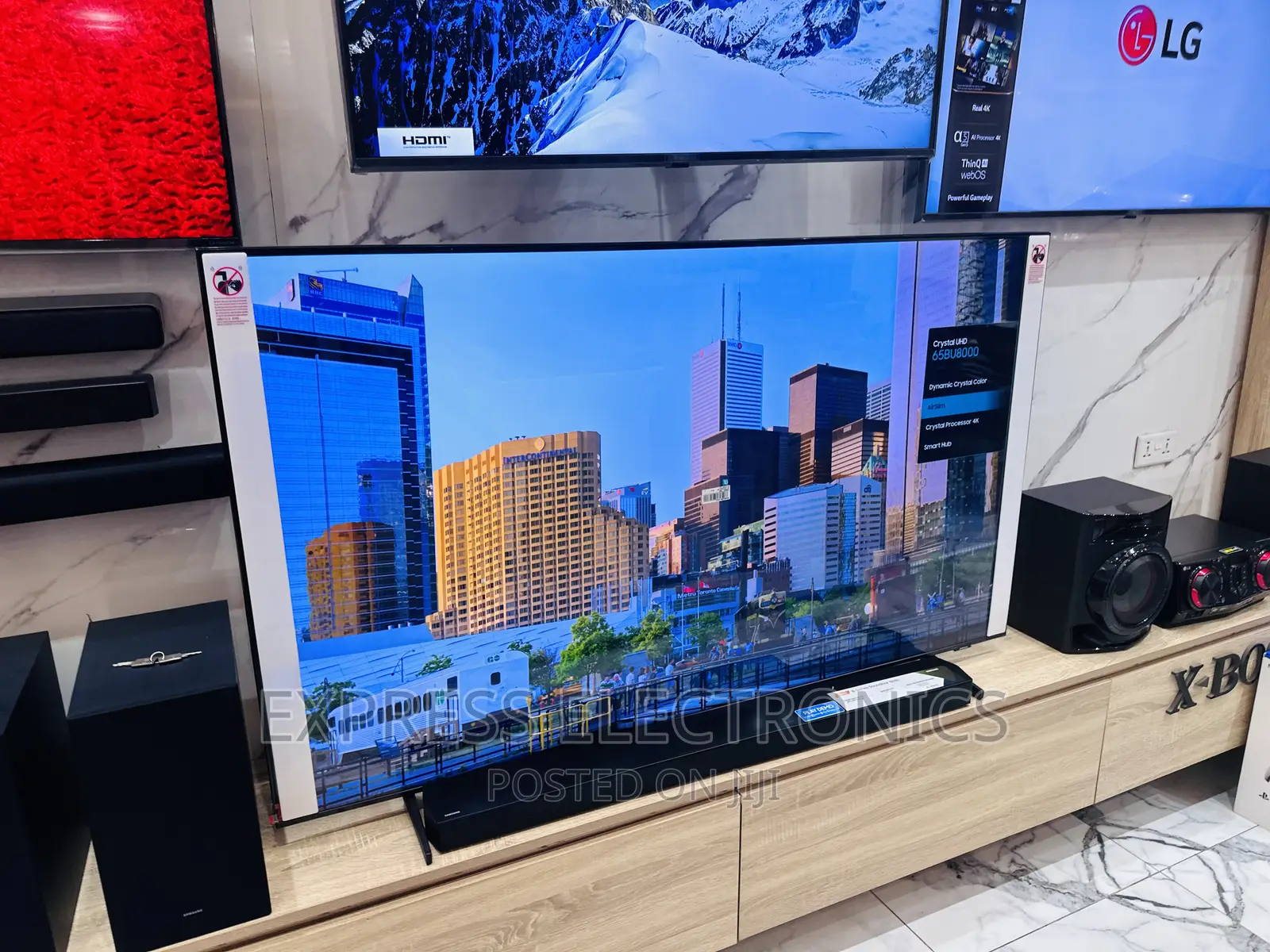 Get a New Samsung Tv UHD Smart Glossy 65”Cu8000