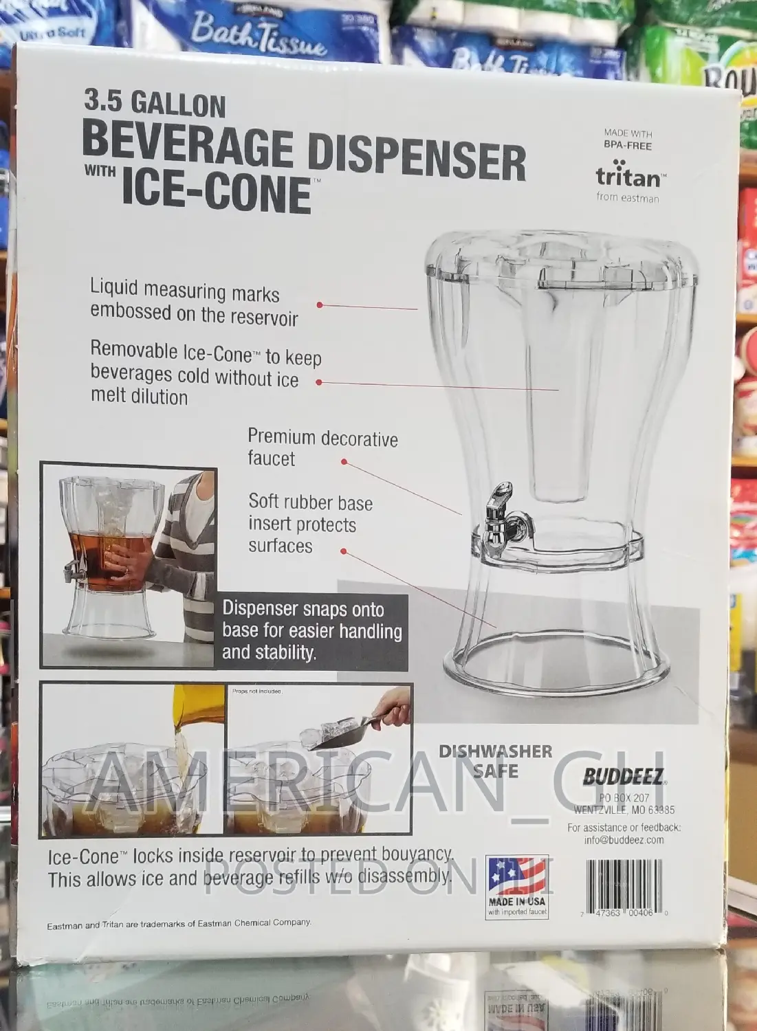 Buddeez Beverage Dispenser 3.5 Gallon(USA)
