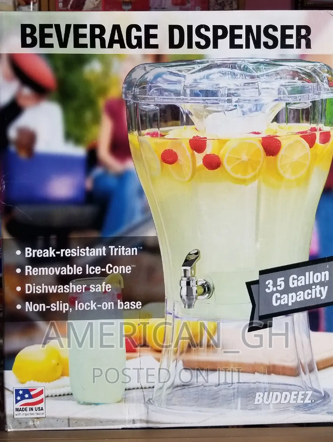 Buddeez Beverage Dispenser 3.5 Gallon(USA)
