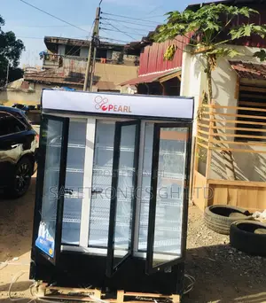 Glass Display 950 Liters PVC-150 Pearl 3 Doors