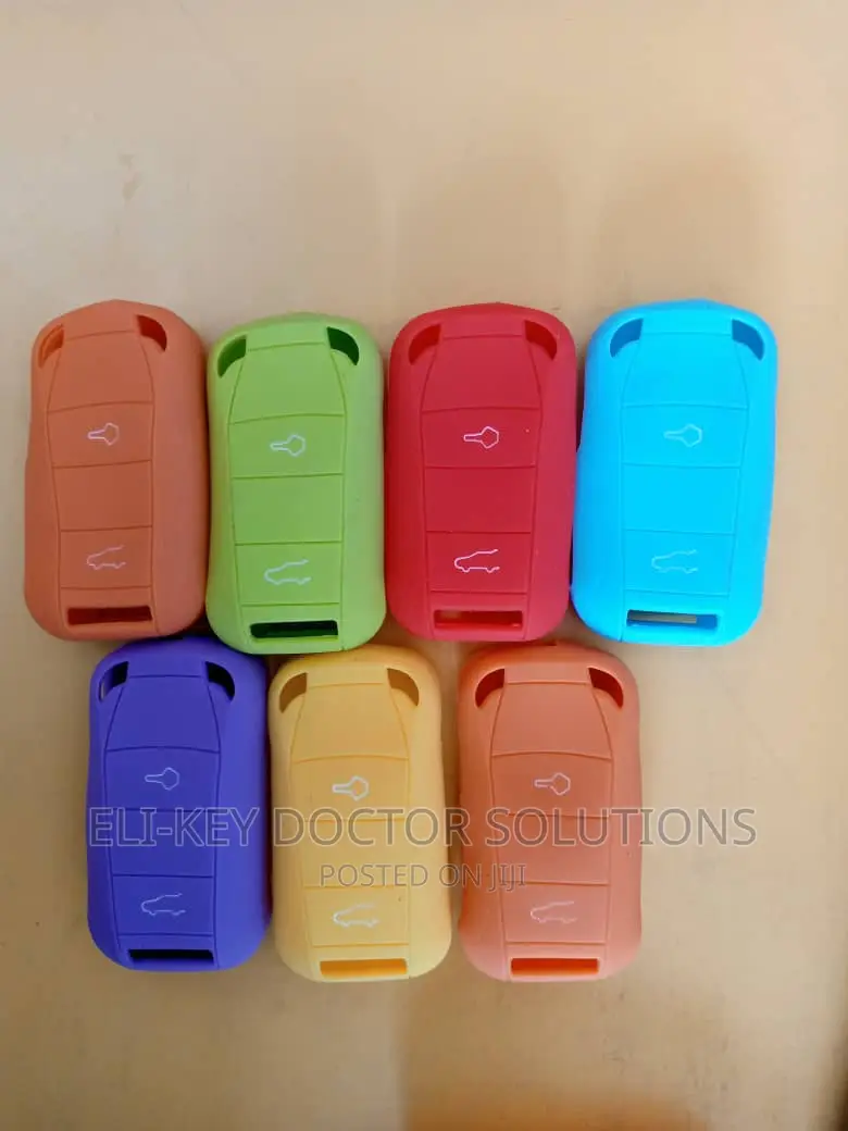 Silicon Case For Porsche Cayenne Panamera Flip Key