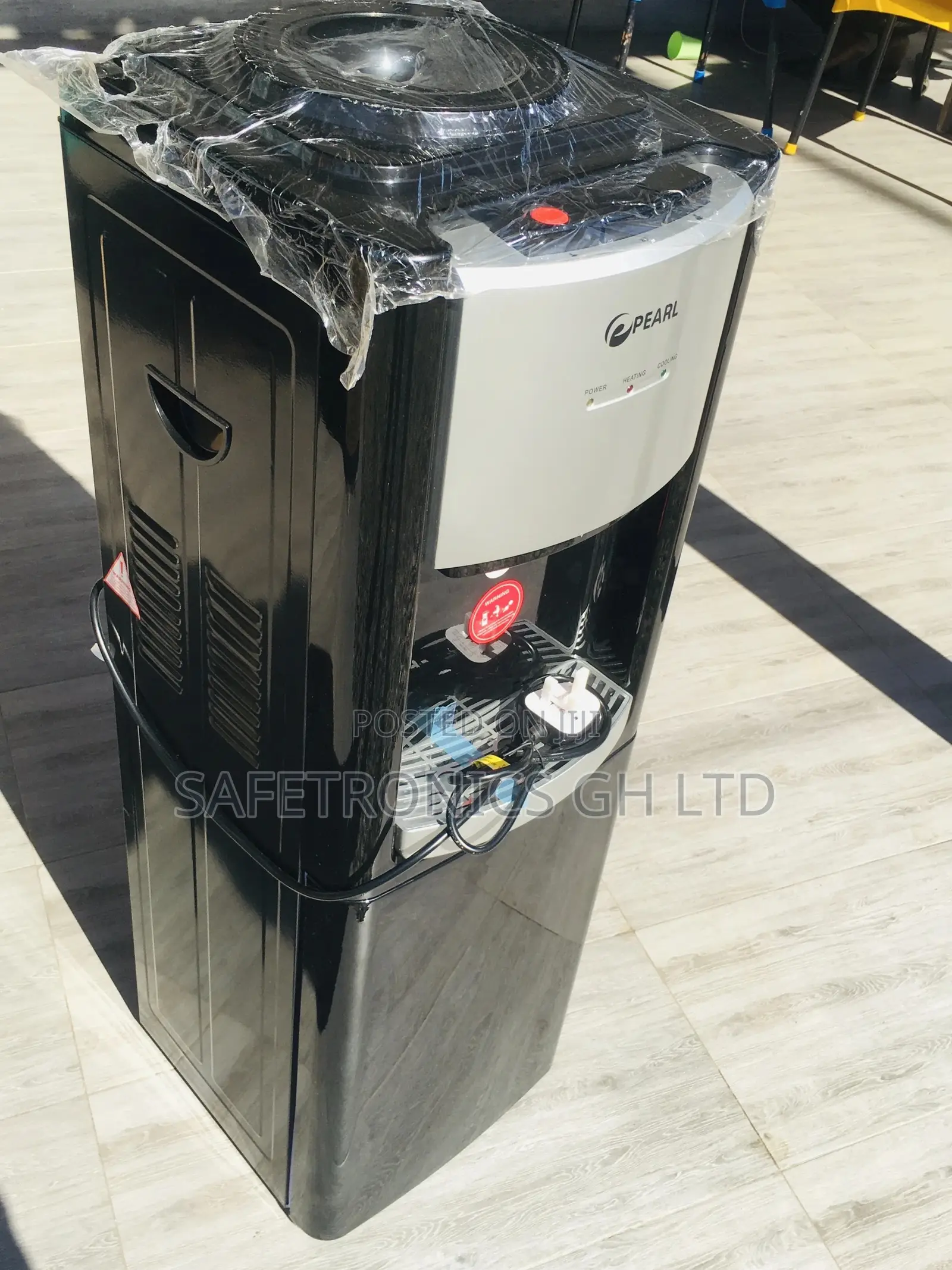 PWD-2008fsl Pearl Water Dispenser Black Hot/Cold 