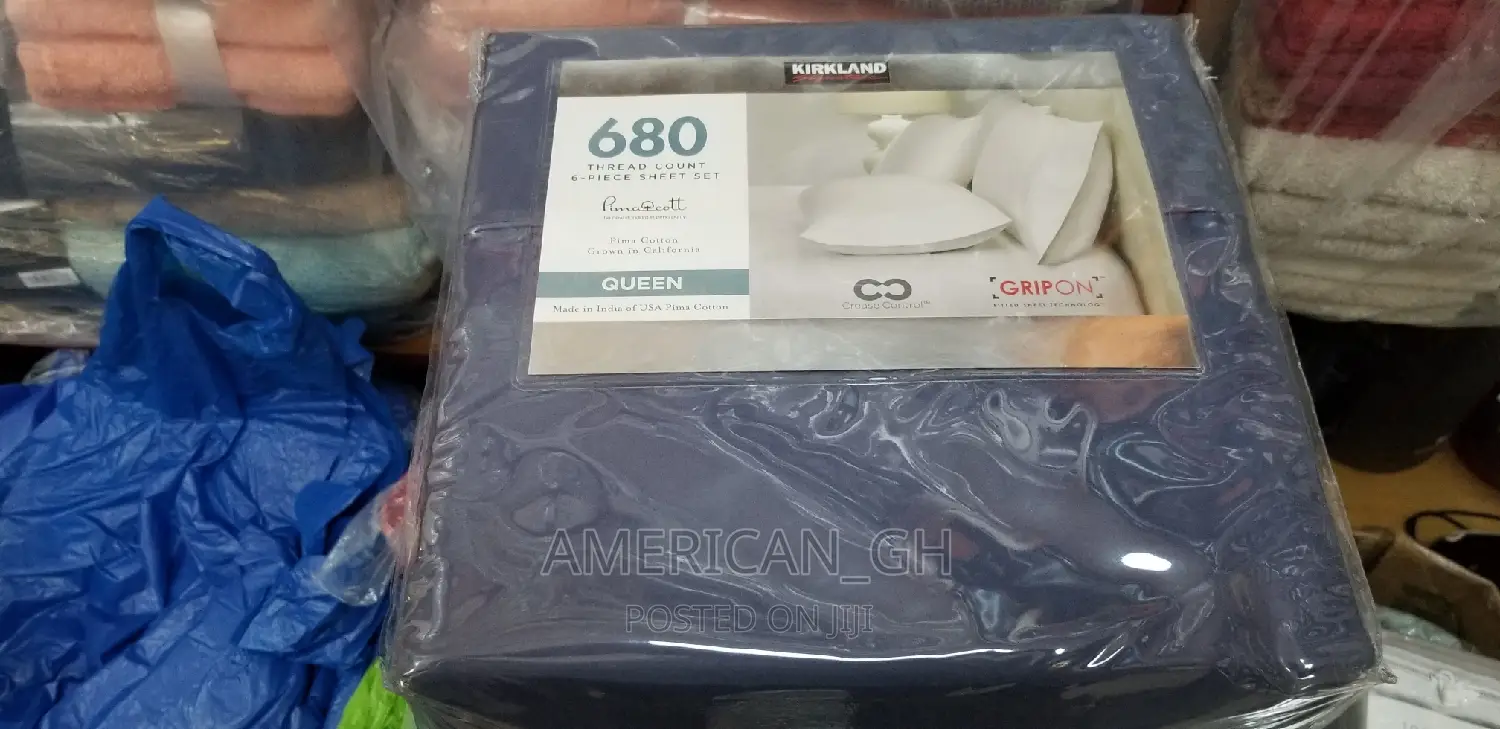Kirkland 680 Thread Count 100% Cotton 6 Pieces Sheet Set