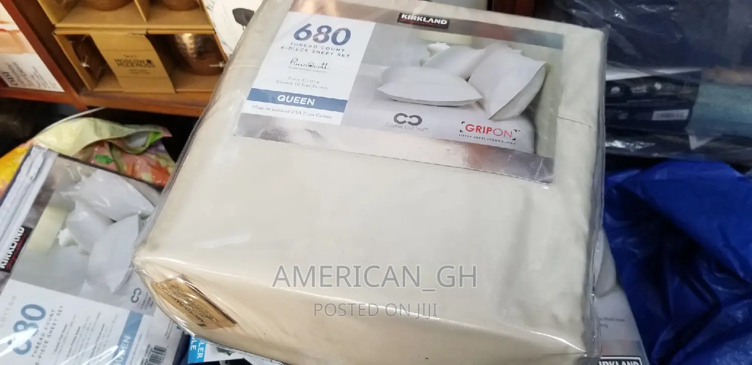 Kirkland 680 Thread Count 100% Cotton 6 Pieces Sheet Set