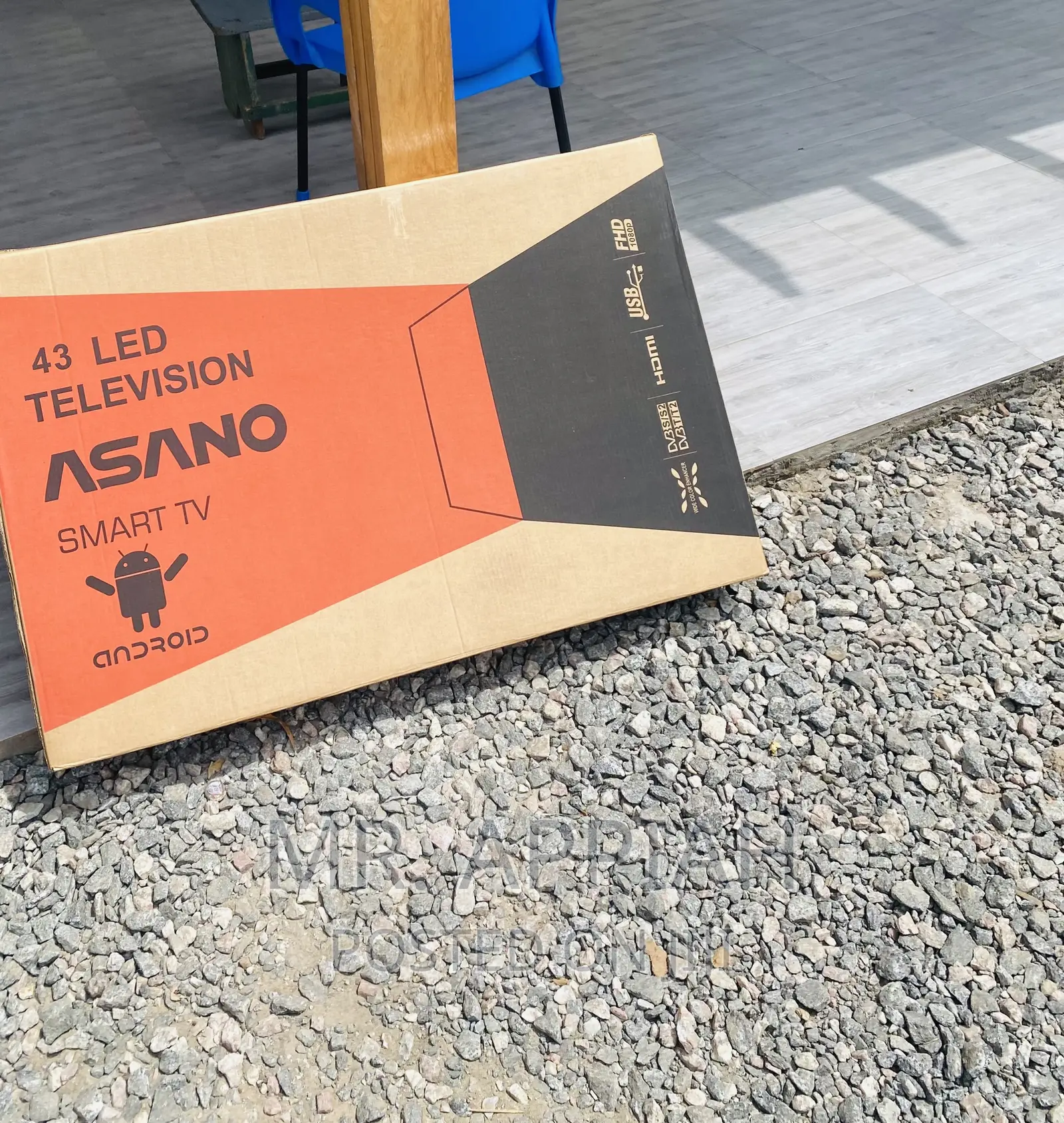 Unique Designed Asano 43 Inch Smart Electric Tv(Black).