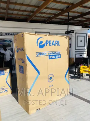 Quality Yet Affordable Pearl PVC-150 3 Door Display Fridge.