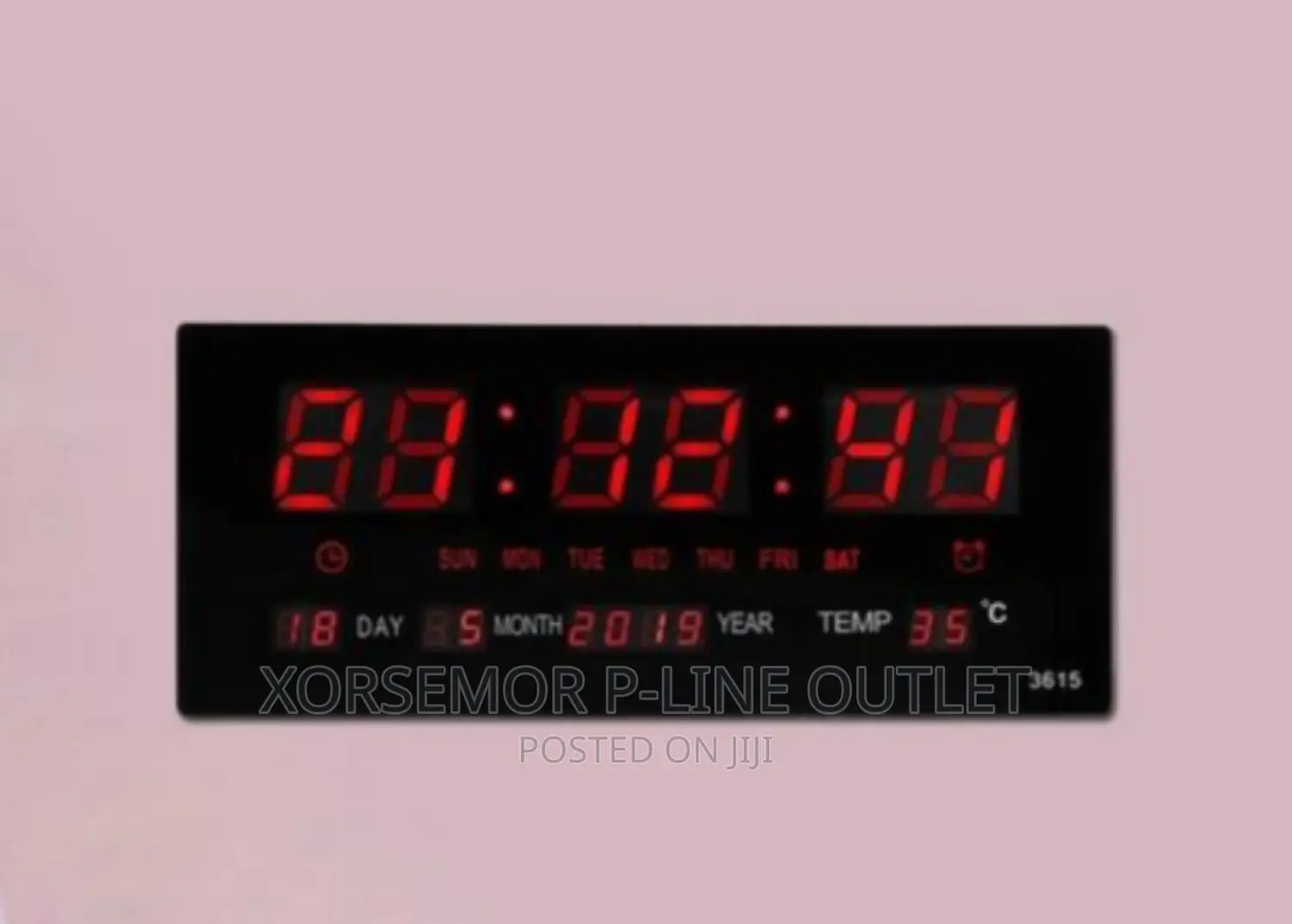 Wall Mount Digital Alarm Clock
