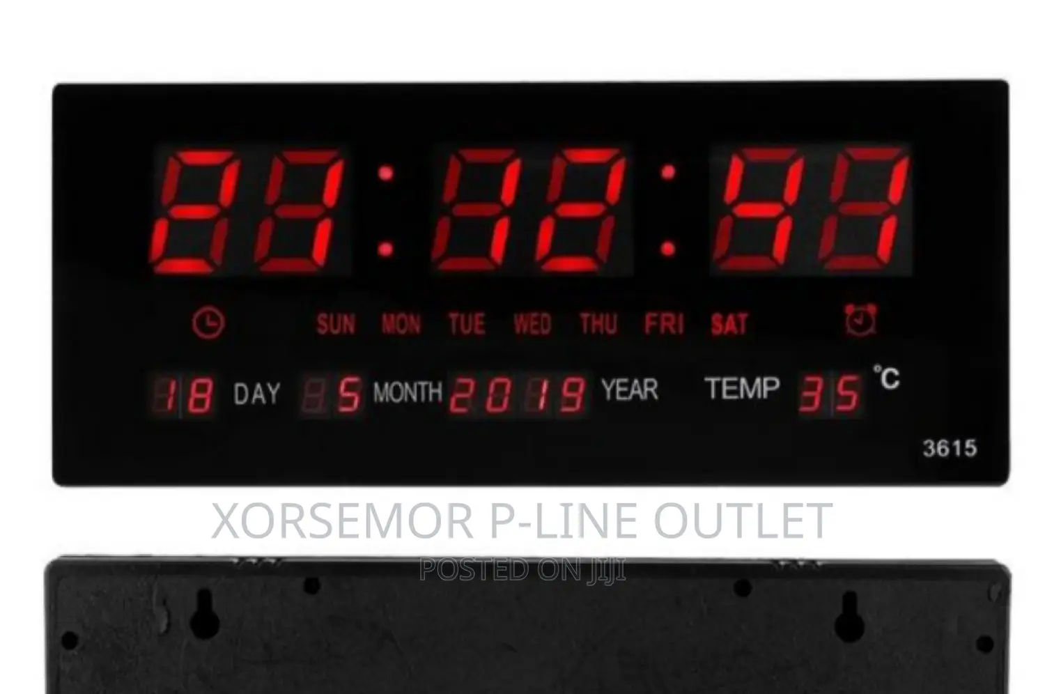 Wall Mount Digital Alarm Clock