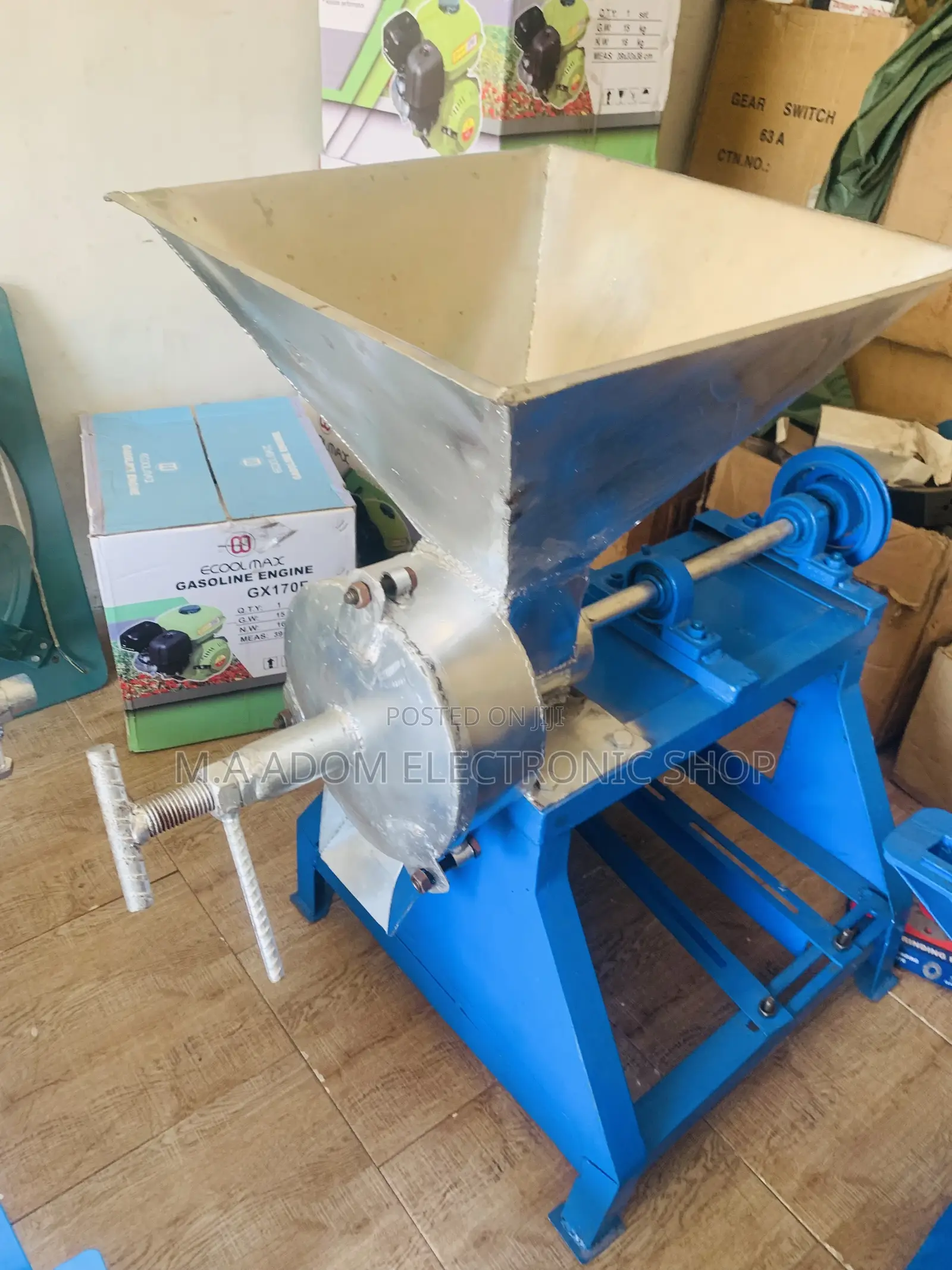Tomatoes Onions Pepper Vegetables Grinding Machine