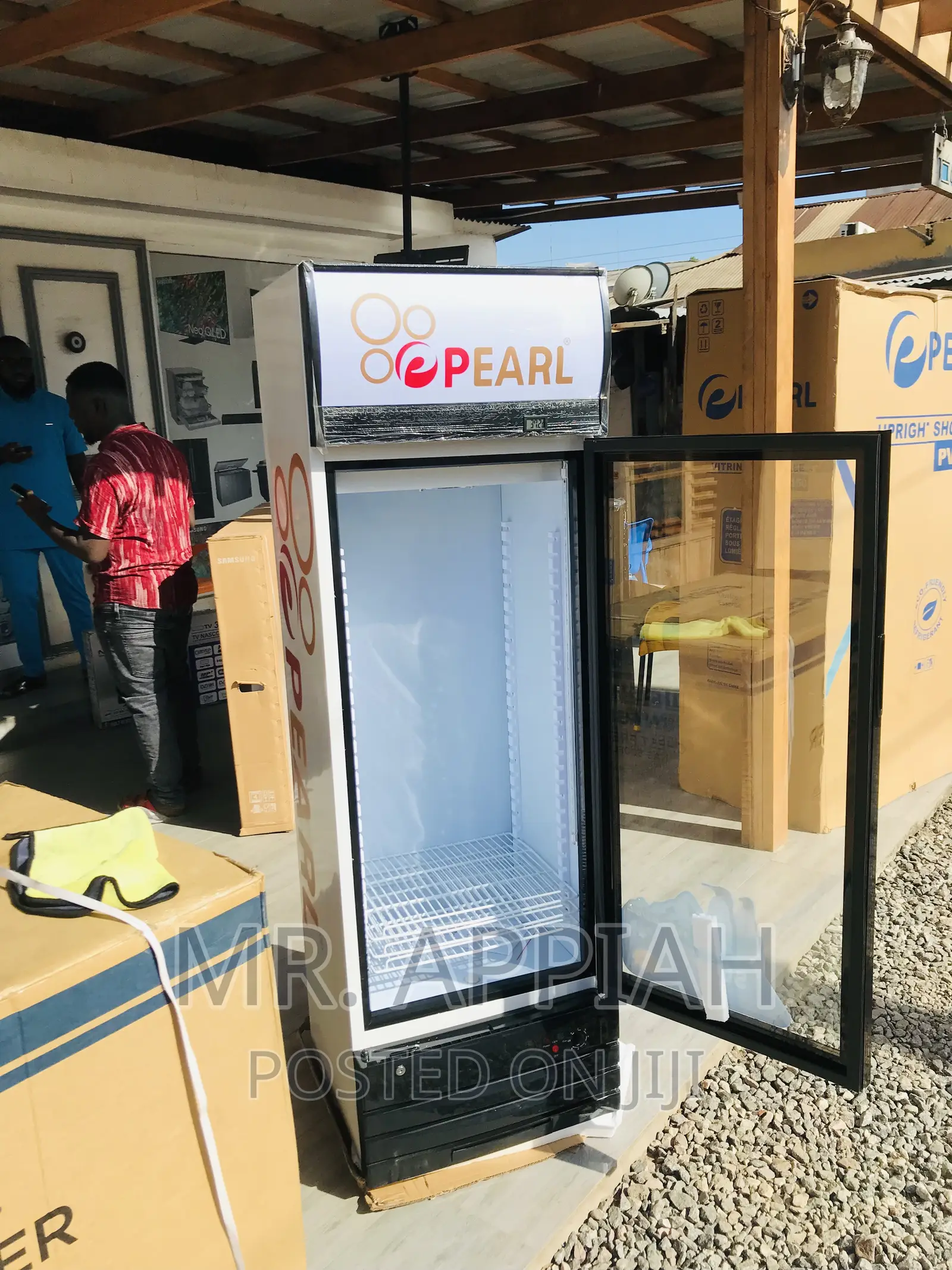 Best Pearl PVC-28 Single Door Electric Display Fridge.
