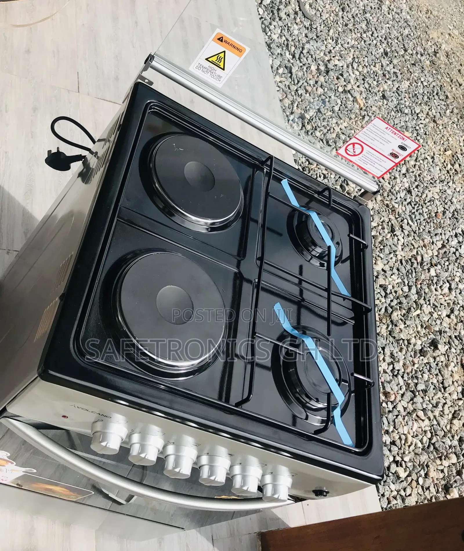 Best Volcano 2 Electric 2 Gas Oven With Grill 50x50 Burner