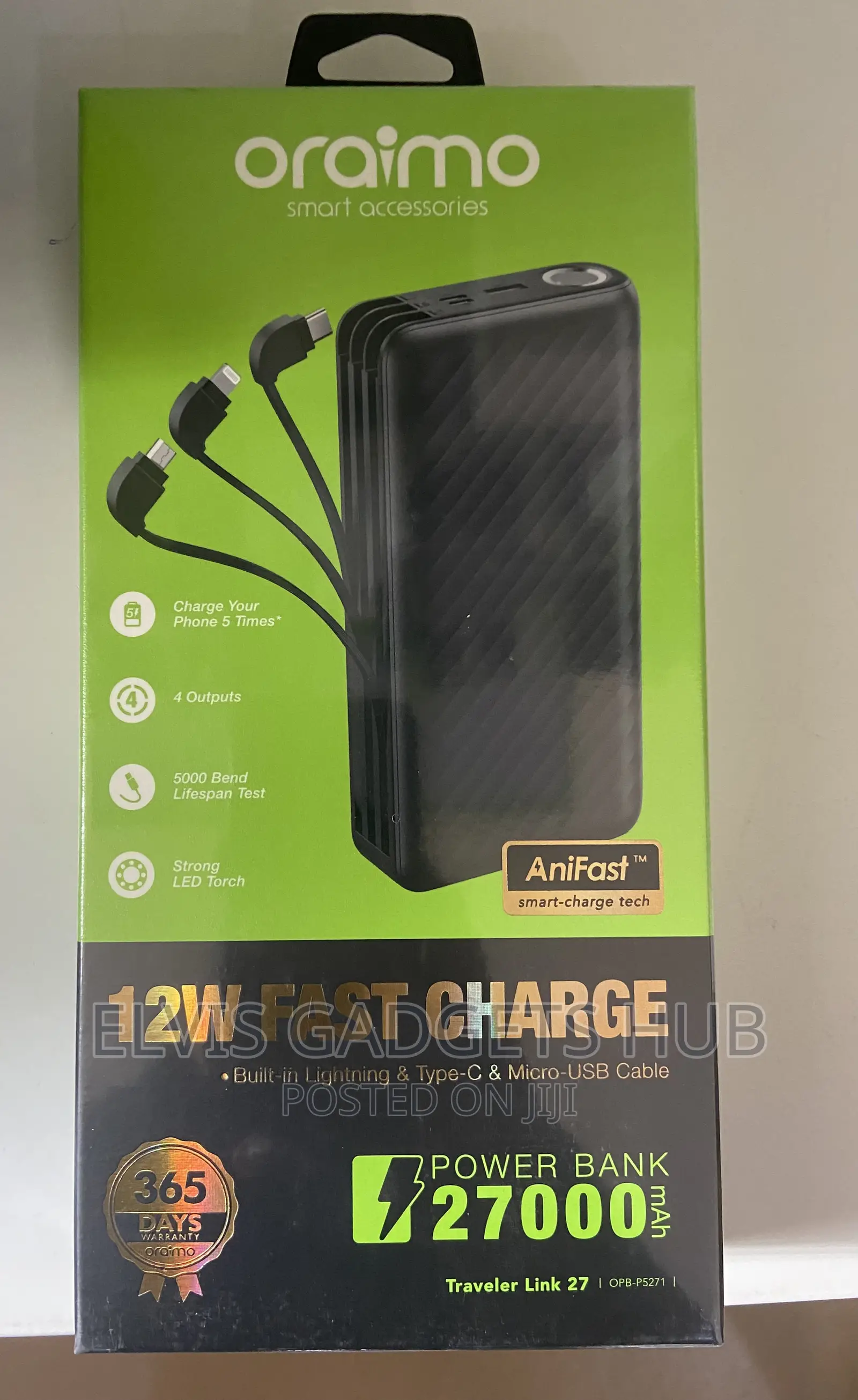 Oraimo Traveler Link 27000mah Powerbank