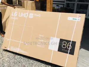 Glossy Smart LED UHD LG 86 Inches Best UR90 Black Tv