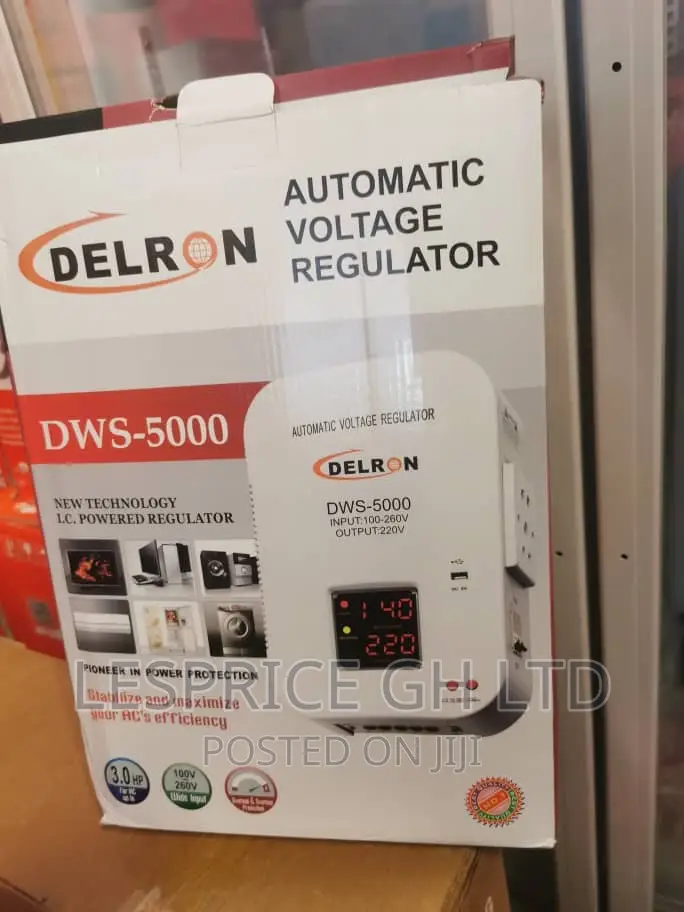 Delron~5000VA Strong Automatic Stabilizer