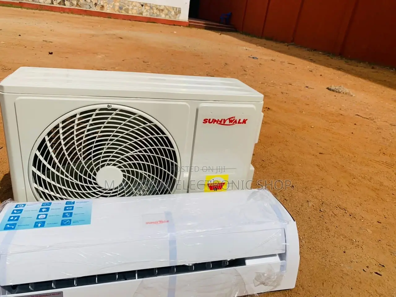 Unique Designed Sunny Walk 1.5hp Split Ac(White)R410 