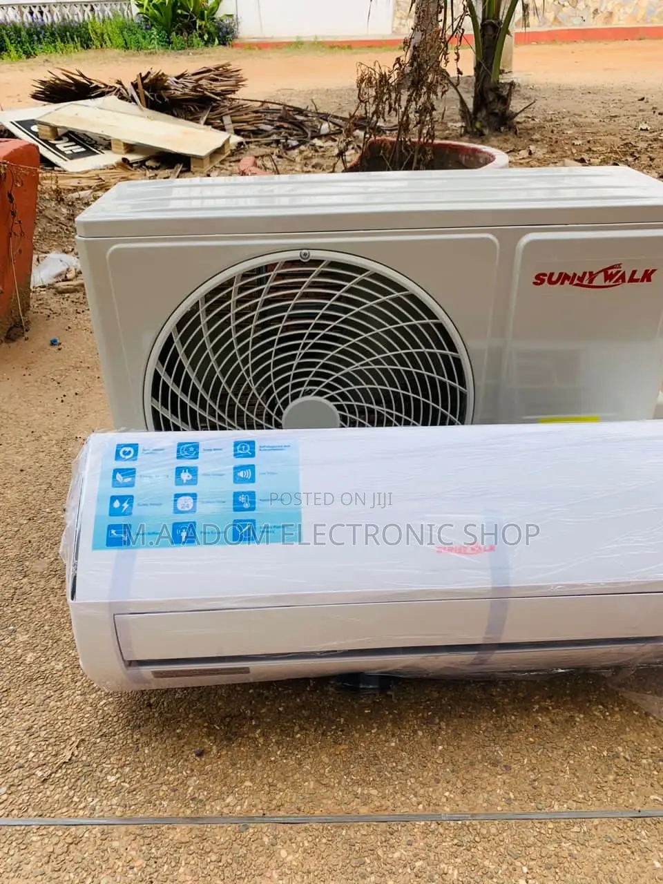 Reliable Sunny Walk 1.5hp Split Type Air Conditioner(White)