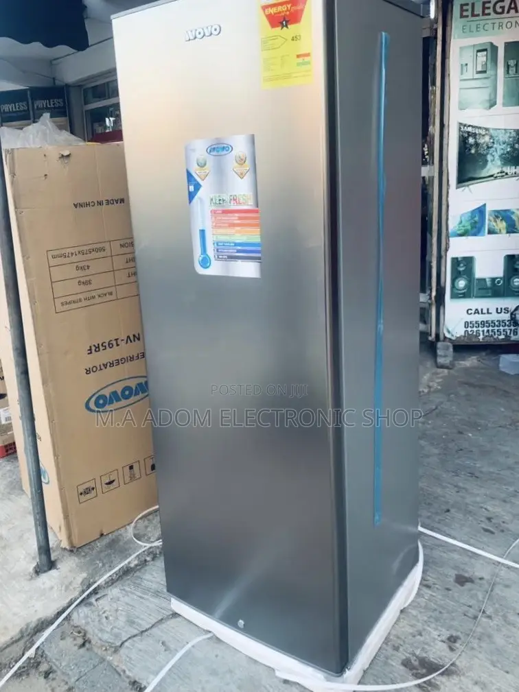 Extremely Quality Vovo Electric Upright Freezer(Silver)