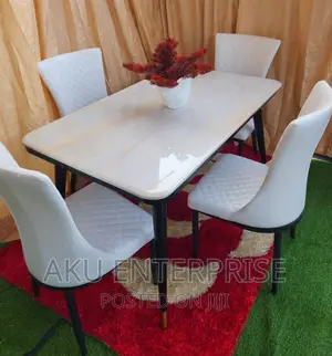 Marble Dinning Table With 4 Chairs Luxury