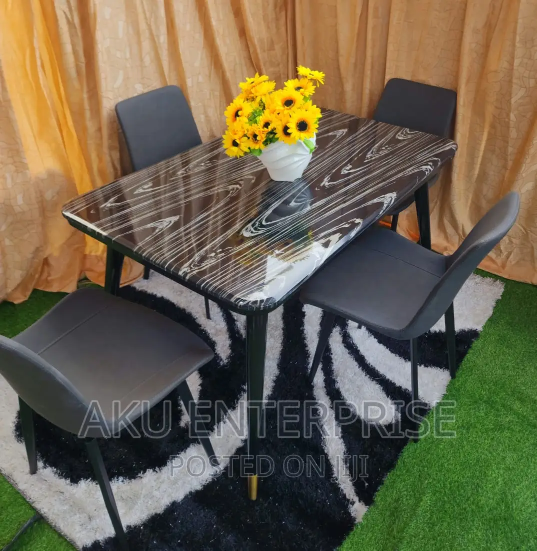 Marble Dinning Table With 4 Chairs Luxury