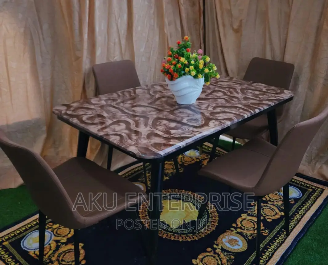 Marble Dinning Table With 4 Chairs Luxury