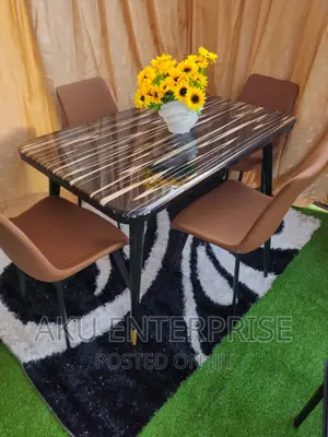 Marble Dinning Table With 4 Chairs Luxury