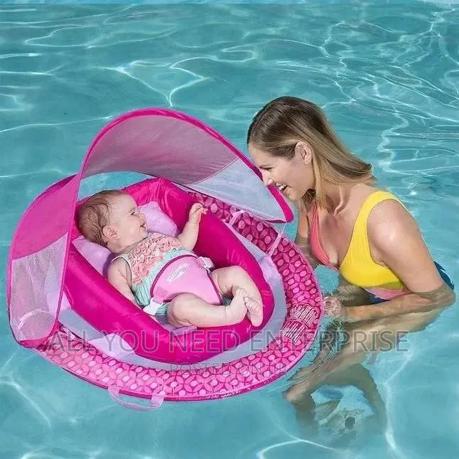 Babies Swimway Floaty With Canopy Enjoy With Your Baby
