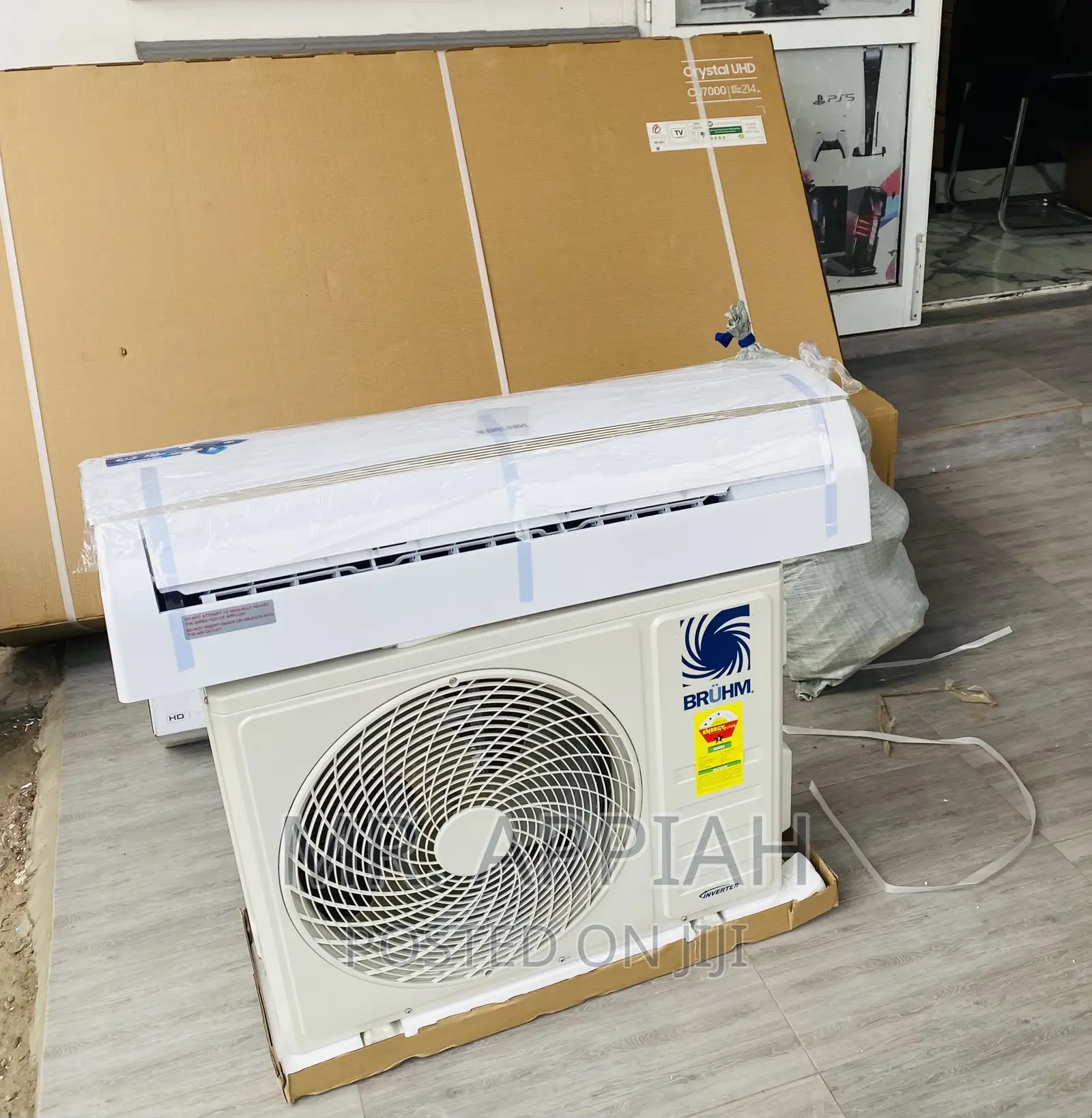 Fast Cooling Bruhm 2.5hp Split Inverter Electric Ac(White).