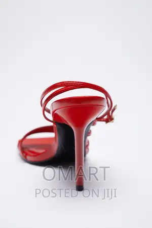 Zara High-Heel Sandals With Thin Straps
