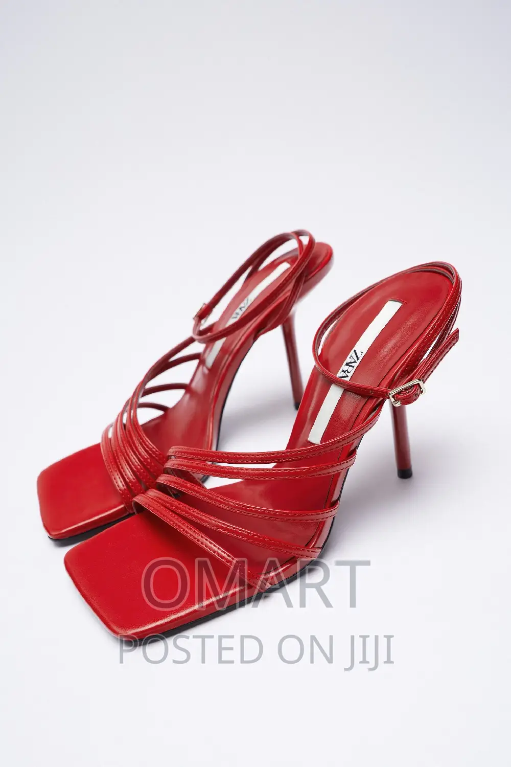Zara High-Heel Sandals With Thin Straps