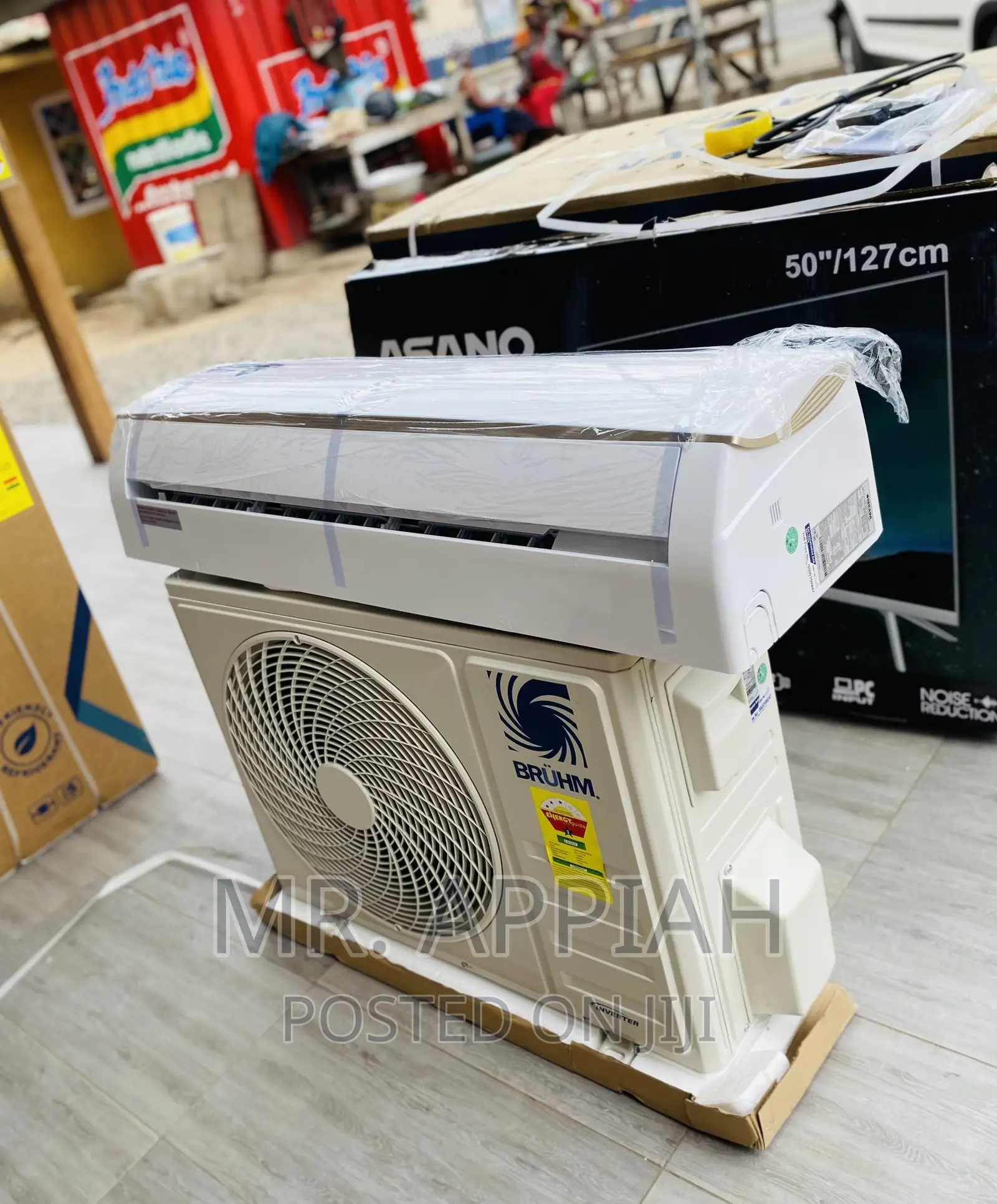 Highly Energy Saving Bruhm2.5hp Inverter Electric Ac(White)