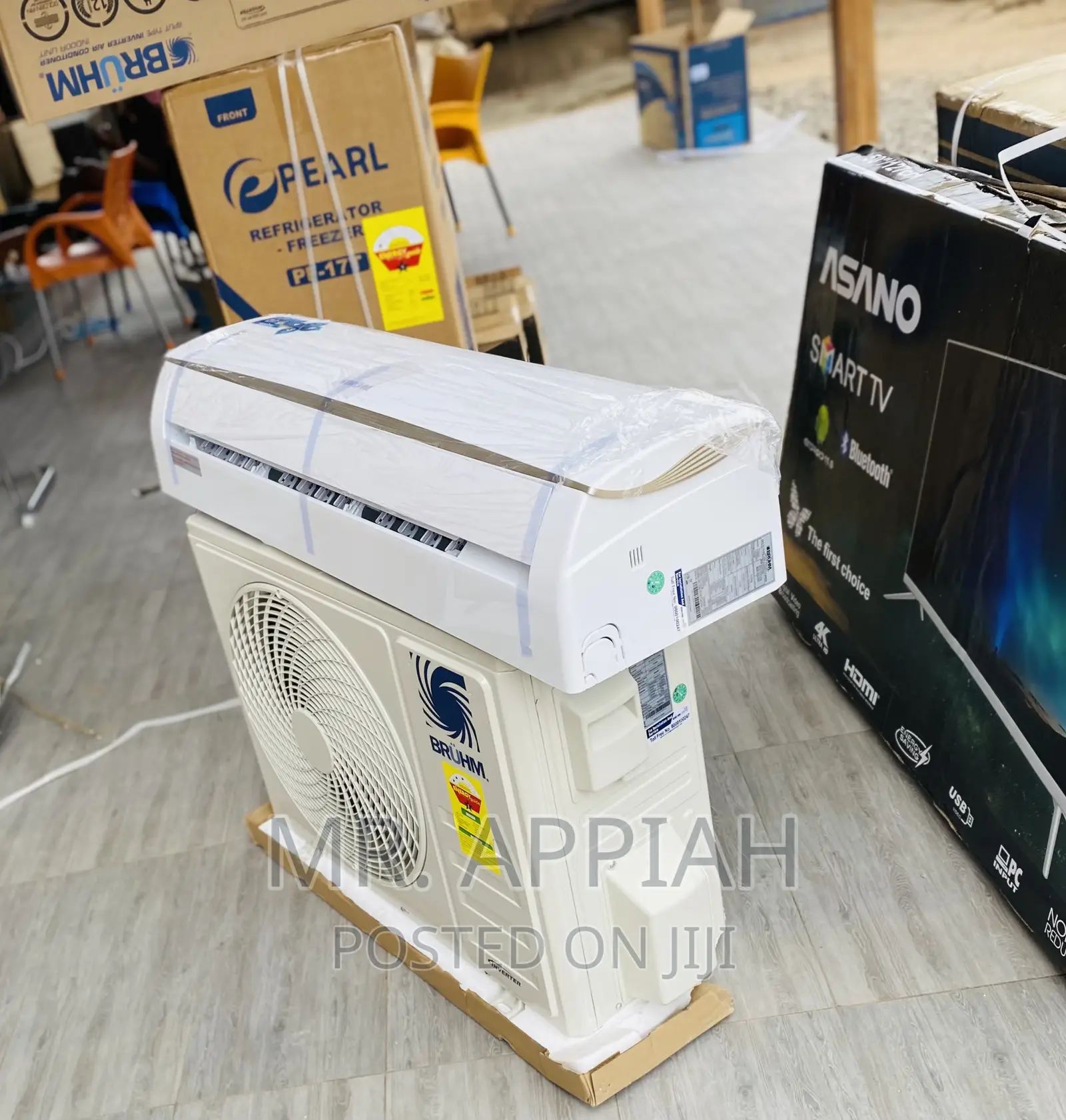 Nicely Designed Bruhm 2.5hp Split InverterElectric Ac,White