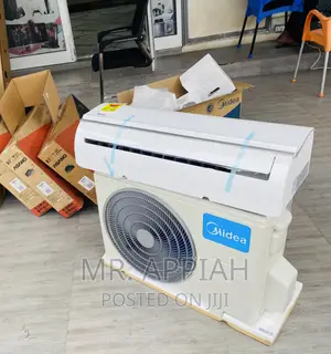 Fabulous Midea 1.5hp Split Type Electric Ac(White)R410 Gas.