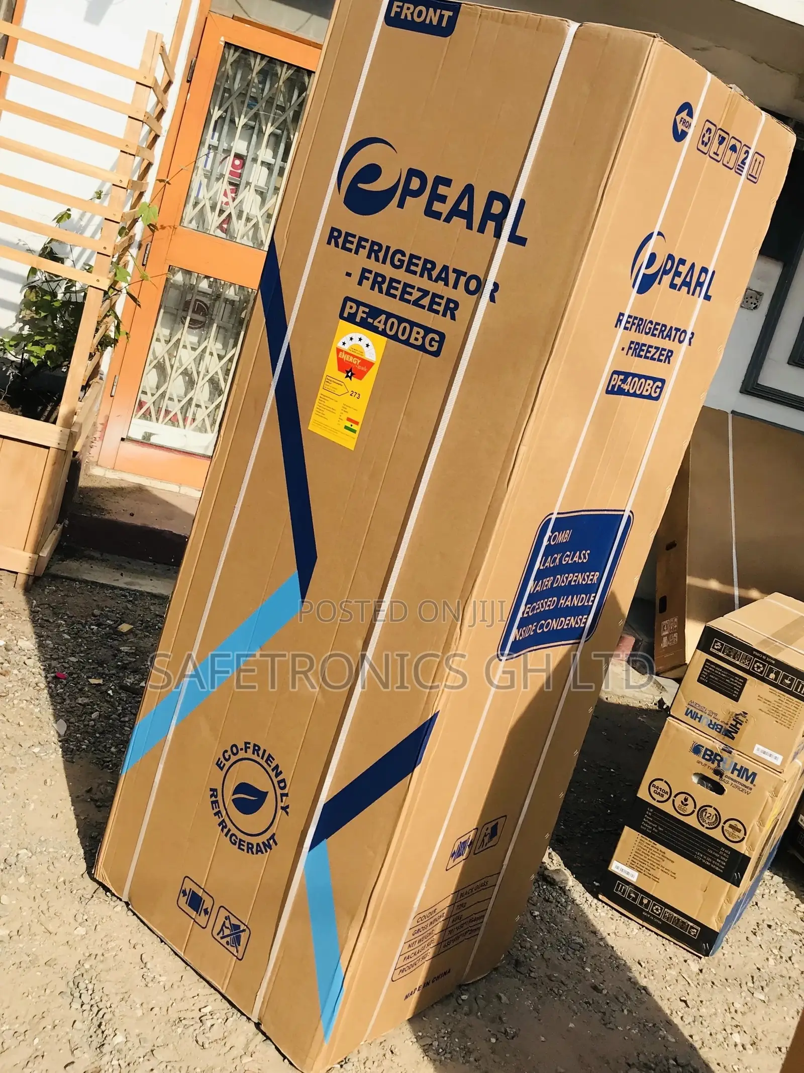 Black Pearl Bottomfreezer Pf-400bg 309 Liters Doubledoor