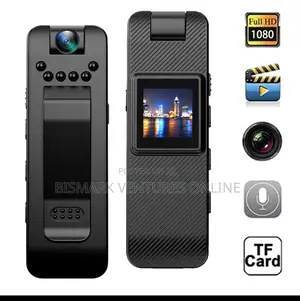 Mini Body Worn Spy Camera With LCD Screen