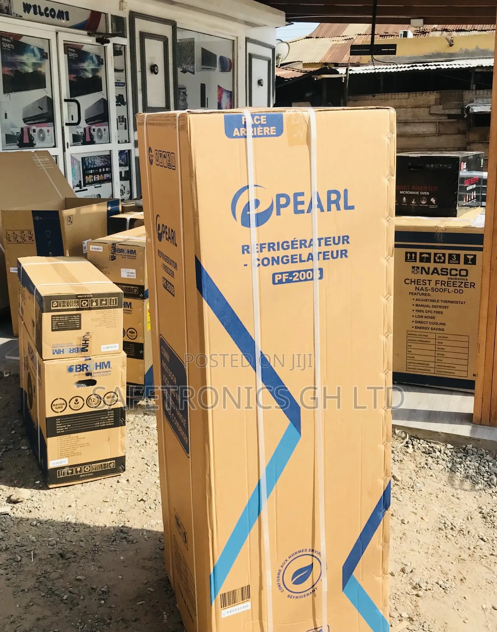 PF-200B Doubledoor Pearl 140 Liters Bottomfreezer Fridge 