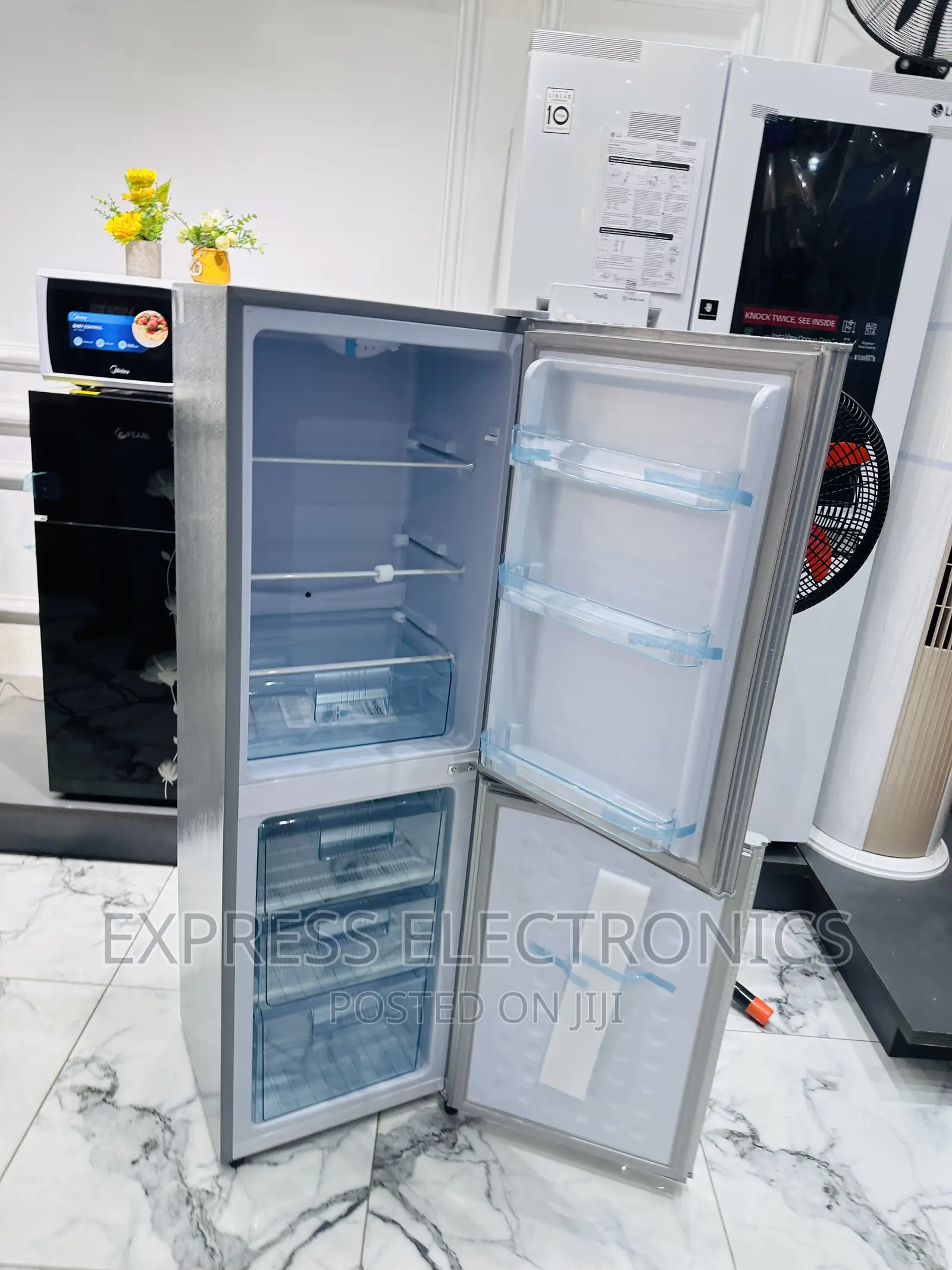 Freestanding Nasco Nasd2-20fl Double Door Bottom Freezer