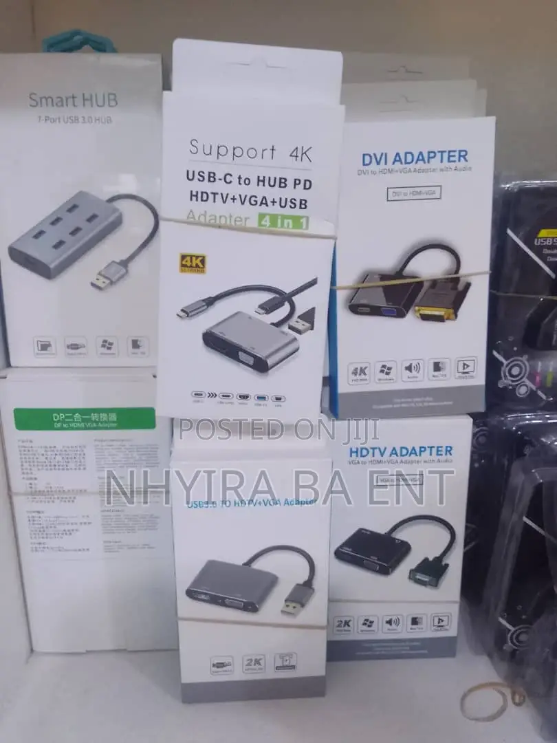 Type C and Usb Hubs Available