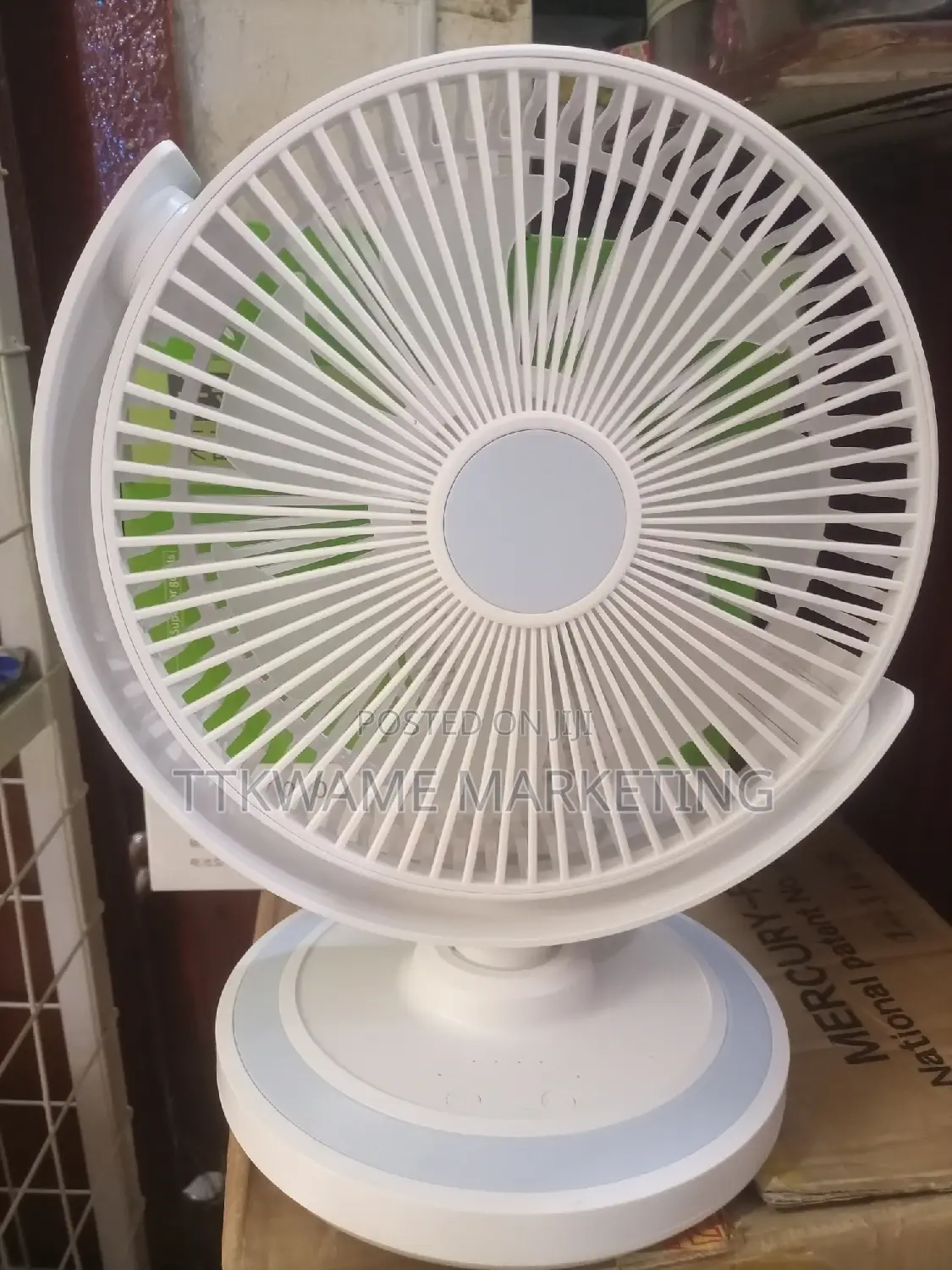 Adjustable Rotating Table Top Fan