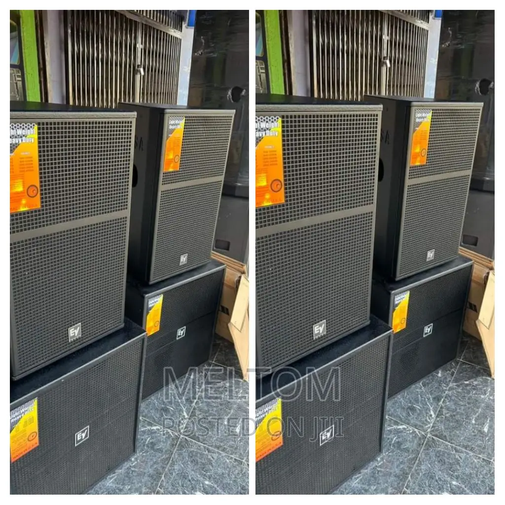 Ev Short Range Speaker and Ev Single Bass Subwoofer Speaker