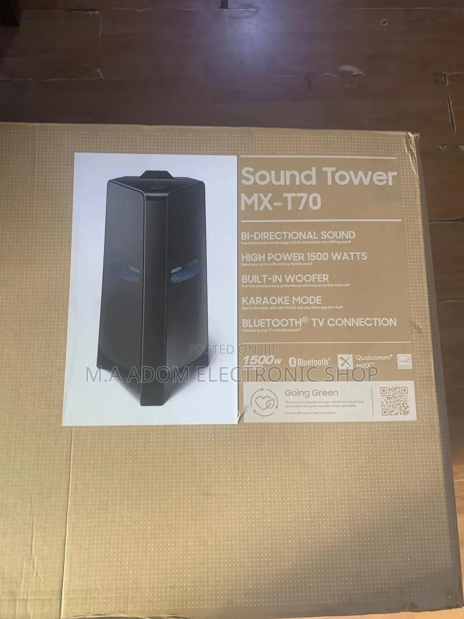 Samsung 1500watts Tower MX - T70 Bluetooth Speaker