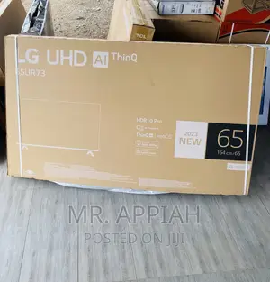Latest and Affordable LG65UR7300 65” Uhd Smart Tv(Black)