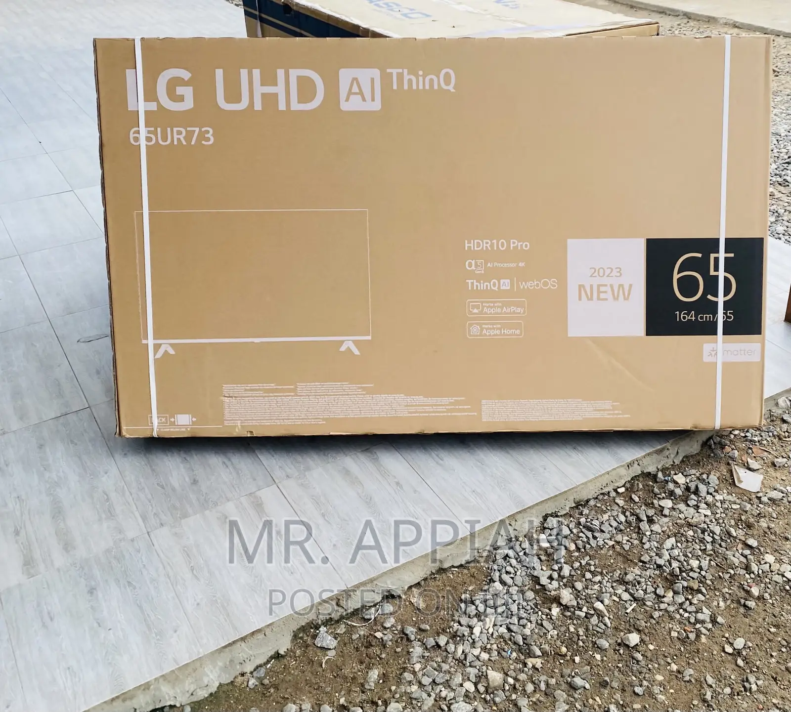 Latest and Affordable LG65UR7300 65” Uhd Smart Tv(Black)