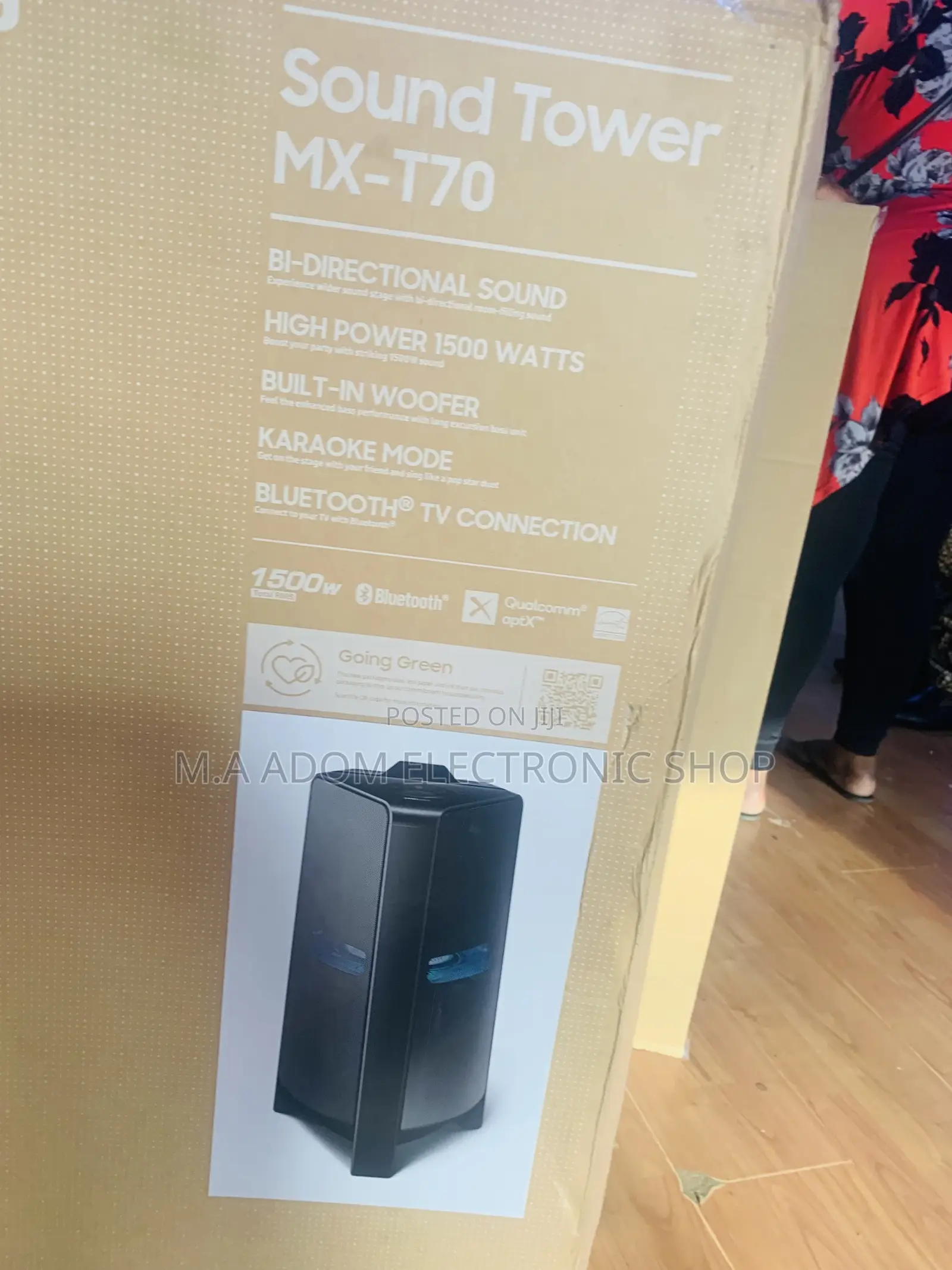 Samsung Music Party Box 1500 Watts Tower Speaker
