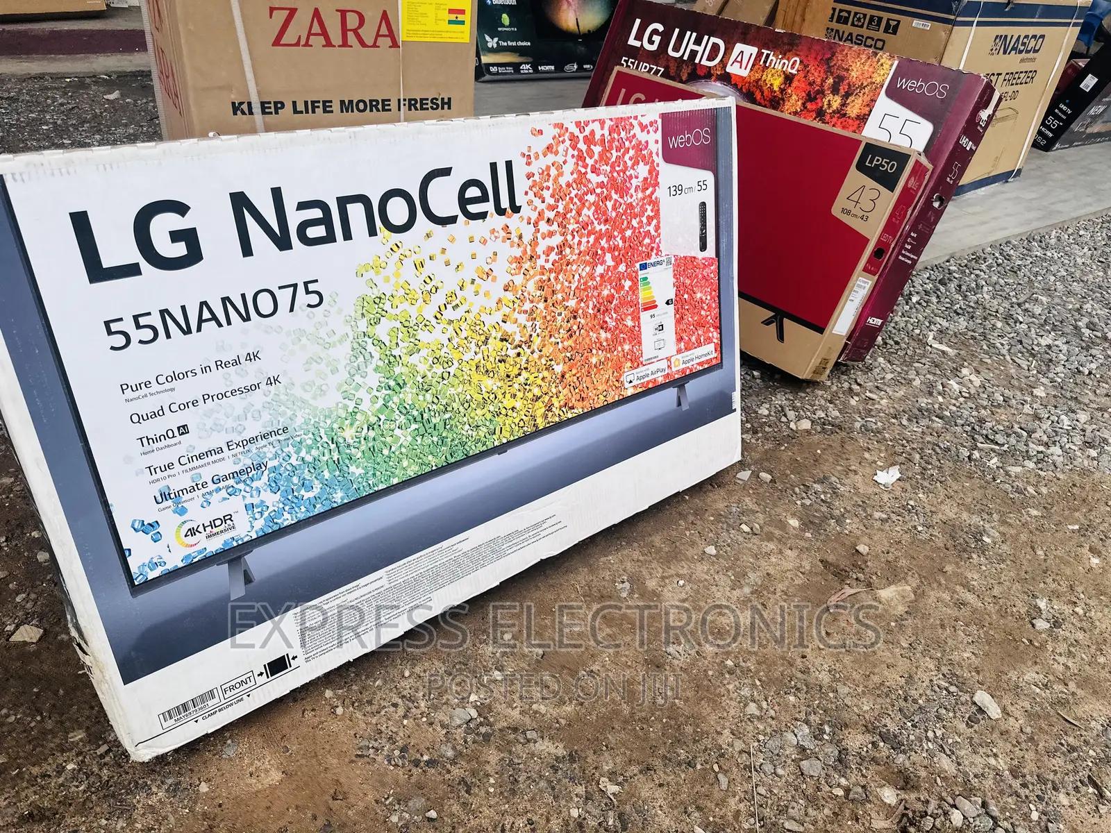 Better Sound Lite UHD Smart Lg 55”Nano756 Nanocell