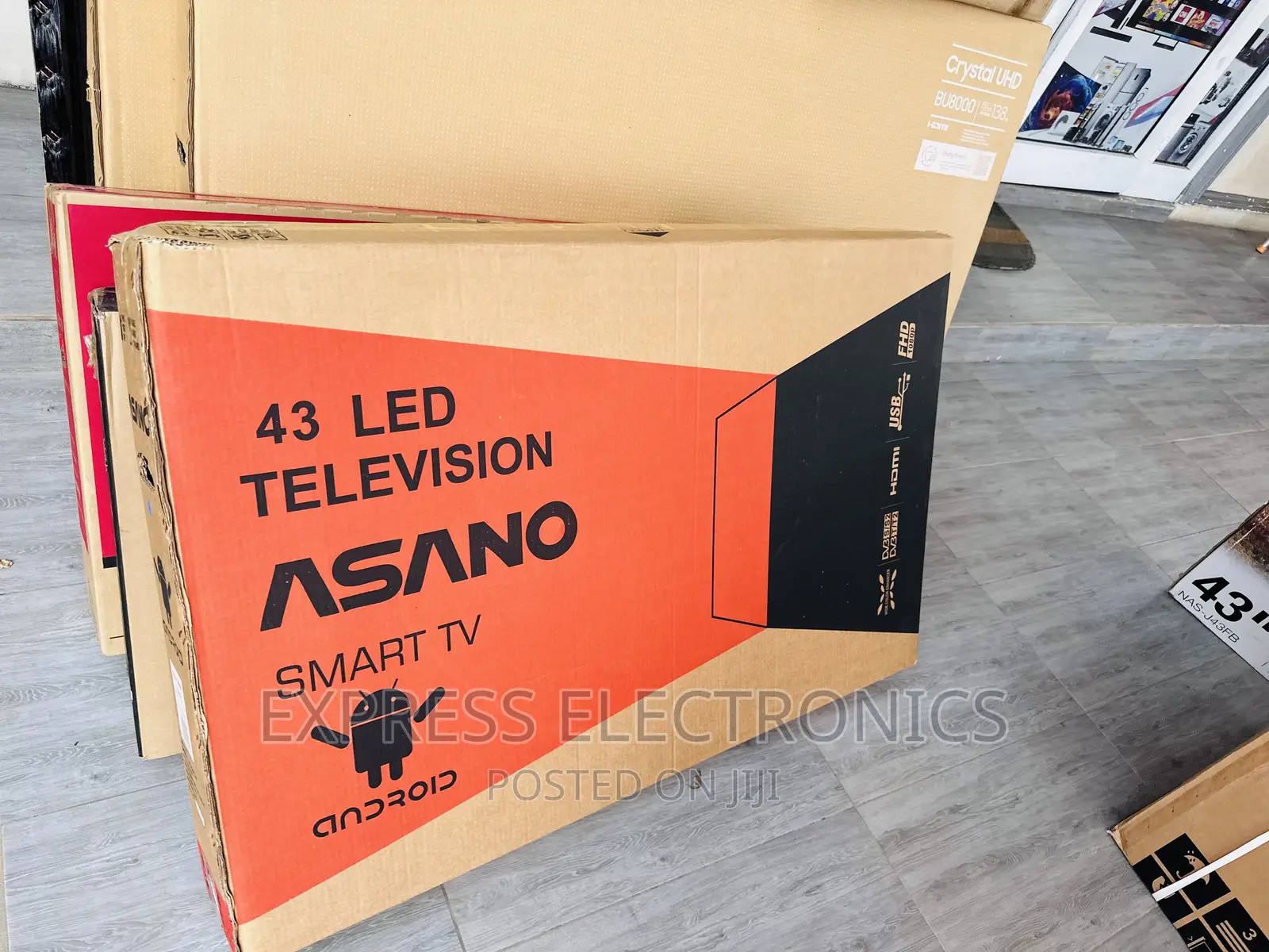 Get a New Asano 43”Android Smart 43”FHD